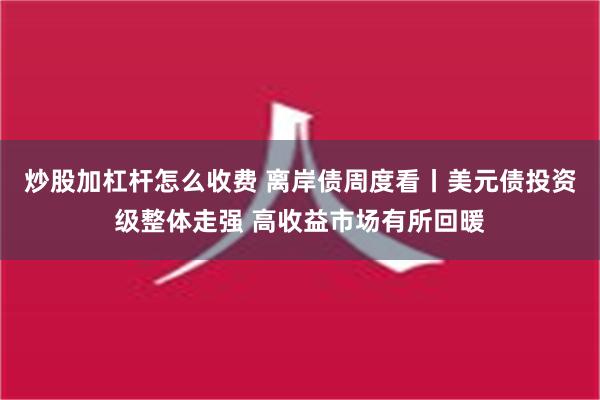 炒股加杠杆怎么收费 离岸债周度看丨美元债投资级整体走强 高收益市场有所回暖