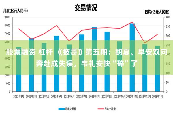 股票融资 杠杆 《披哥》第五期：胡夏、早安双向奔赴成失误，韦礼安快“碎”了