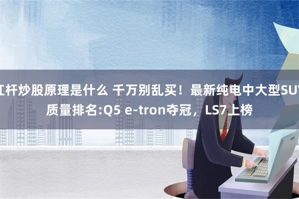 杠杆炒股原理是什么 千万别乱买！最新纯电中大型SUV质量排名:Q5 e-tron夺冠，LS7上榜