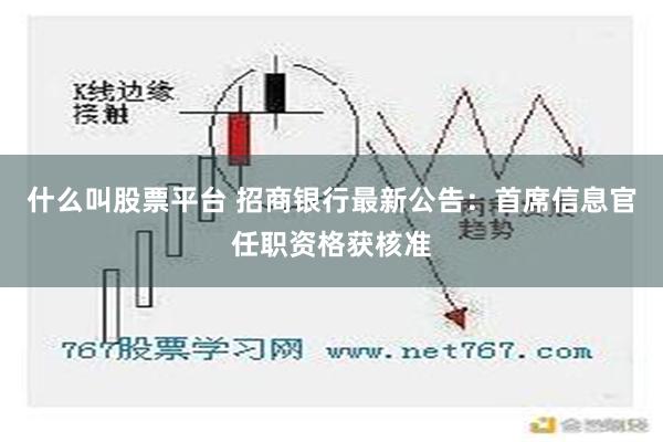 什么叫股票平台 招商银行最新公告：首席信息官任职资格获核准