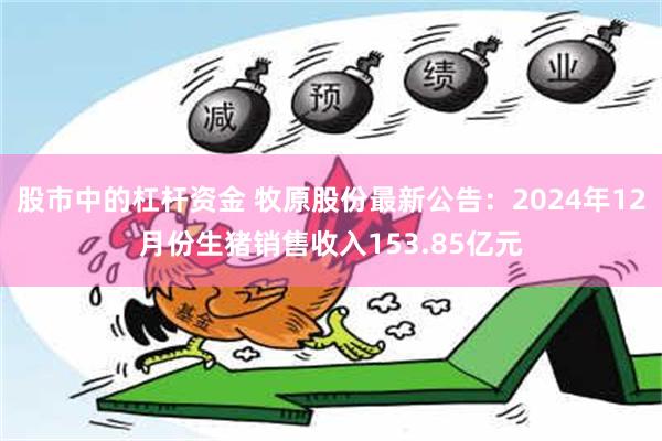 股市中的杠杆资金 牧原股份最新公告：2024年12月份生猪销售收入153.85亿元