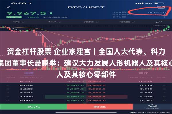 资金杠杆股票 企业家建言丨全国人大代表、科力尔电机集团董事长聂鹏举：建议大力发展人形机器人及其核心零部件